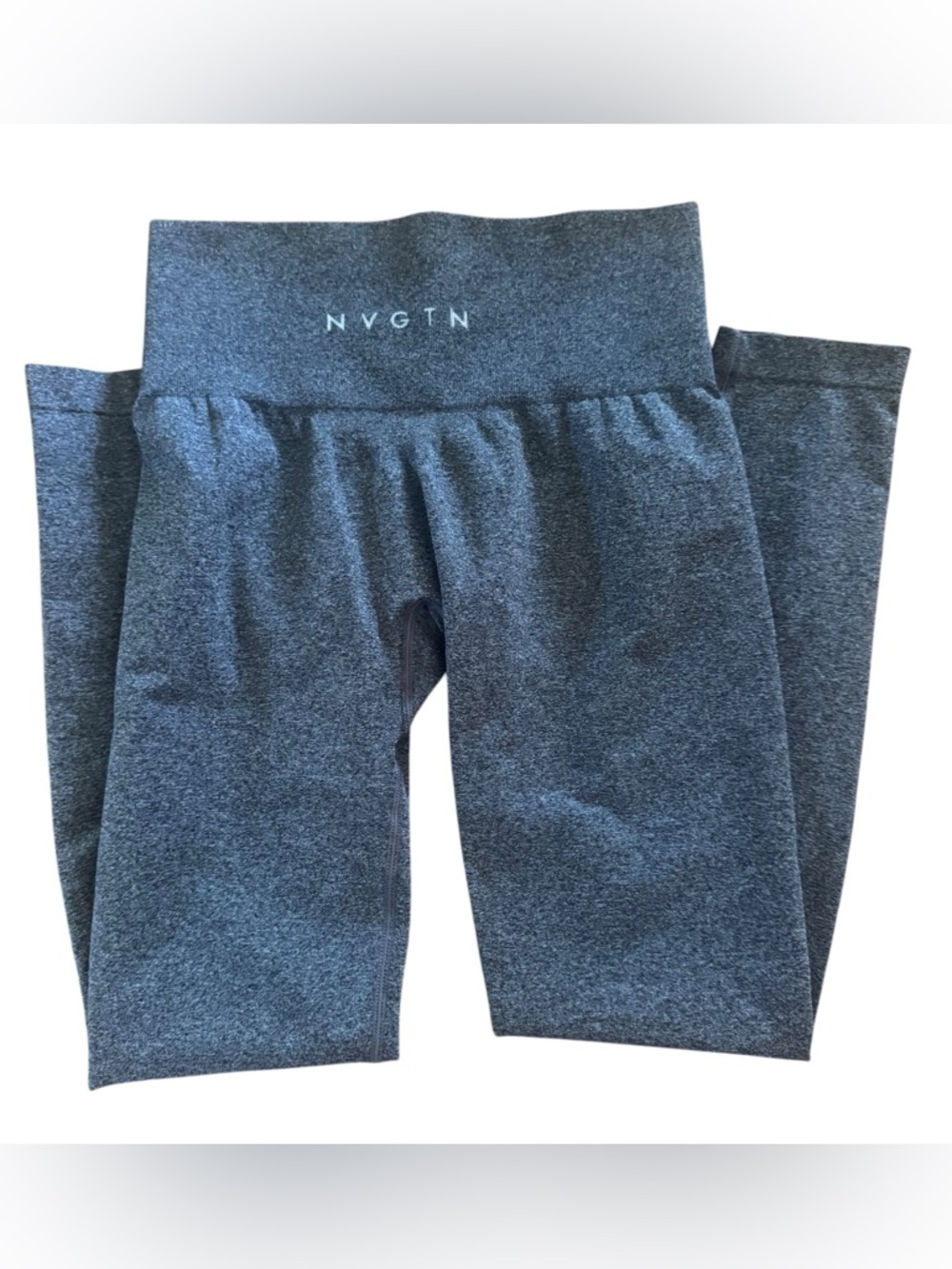 NVGTN Seamless Leggings S | Gray Scrunch Booty High Rise
